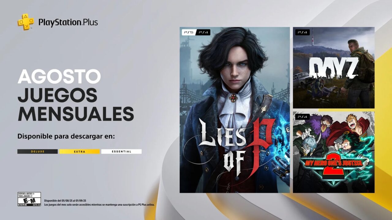 PS Plus Agosto 2025: Estos son los 3 juegos gratis que no puedes dejar pasar